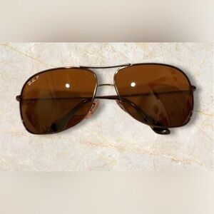 Rayban Brown Aviator Sunglasses
